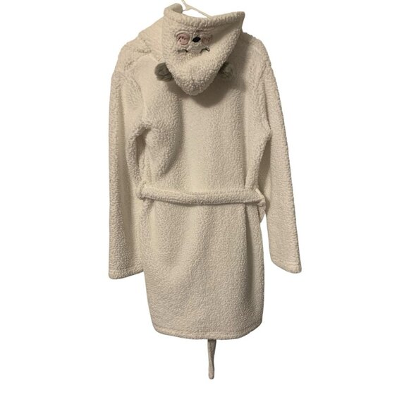 Cozy Critters White Soft Hooded Animal Robe - Picture 3 of 5